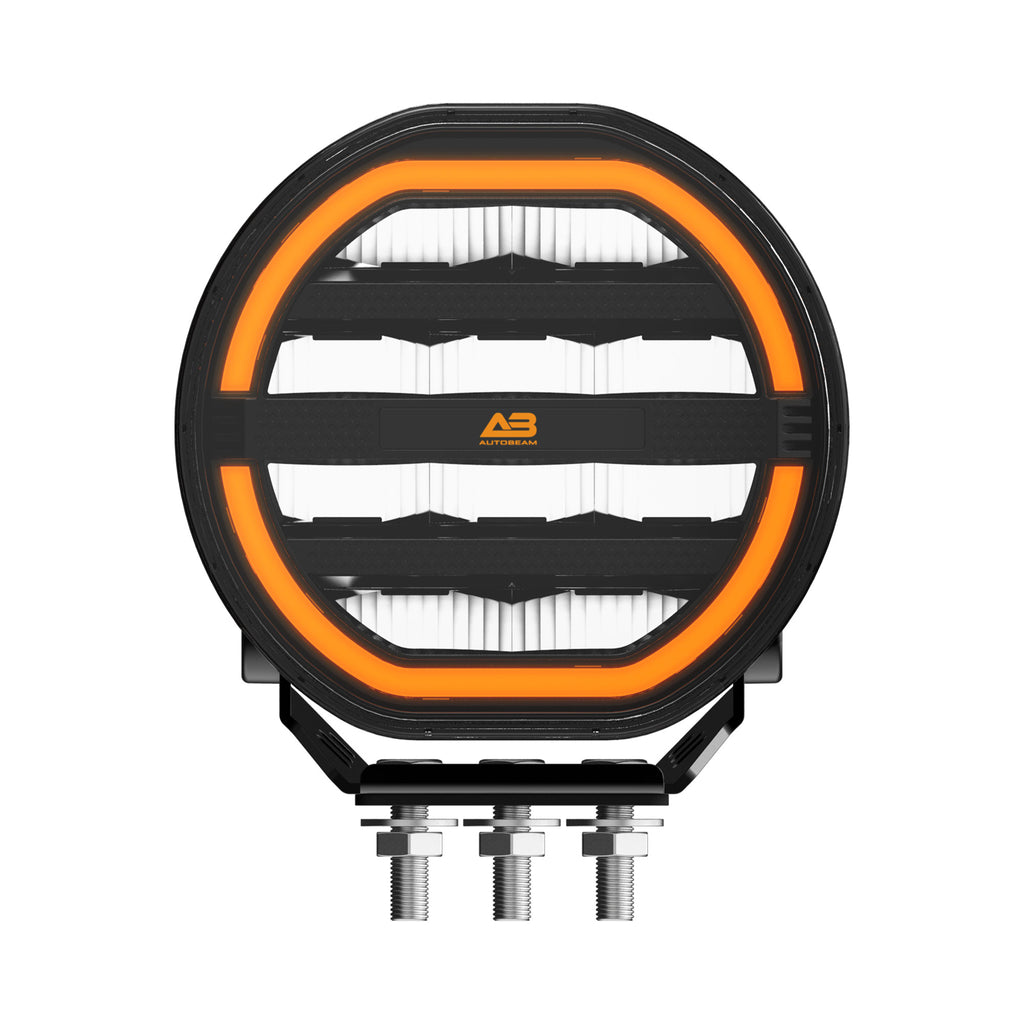 LED Work light | DRL + Quad-row | 7"