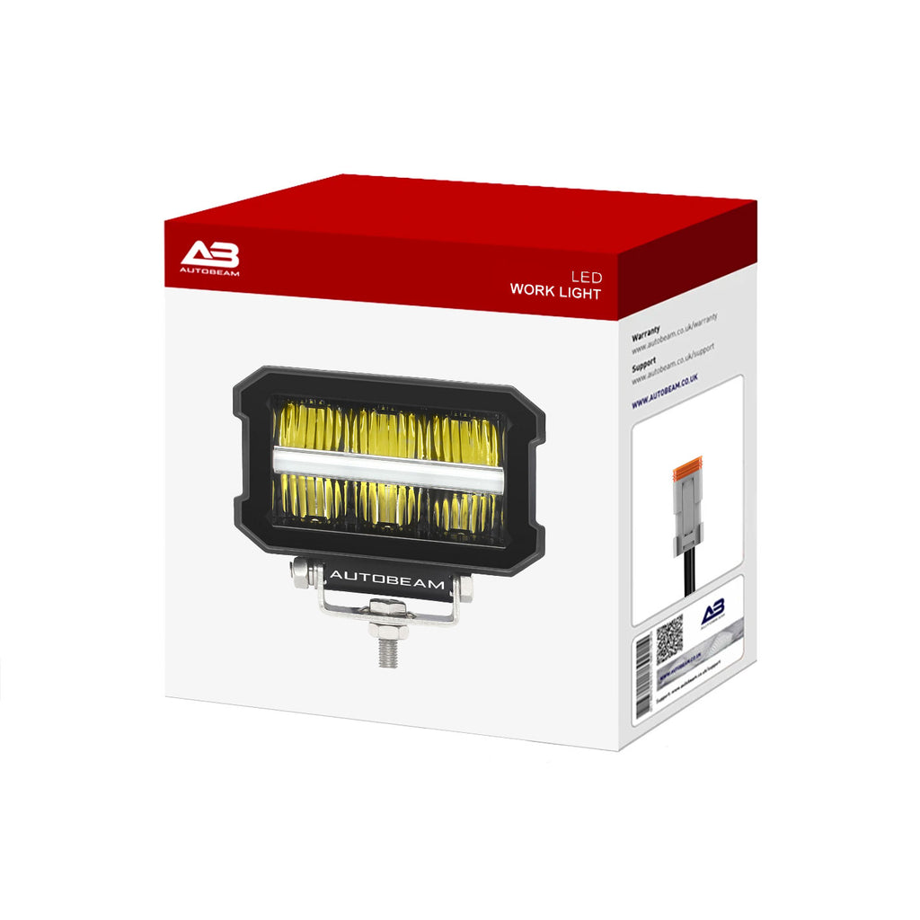 LED Work light | DRL + Dual-row | 4"