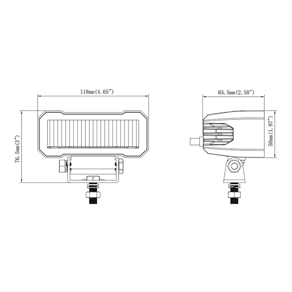 LED Work light | Single-row | 5"