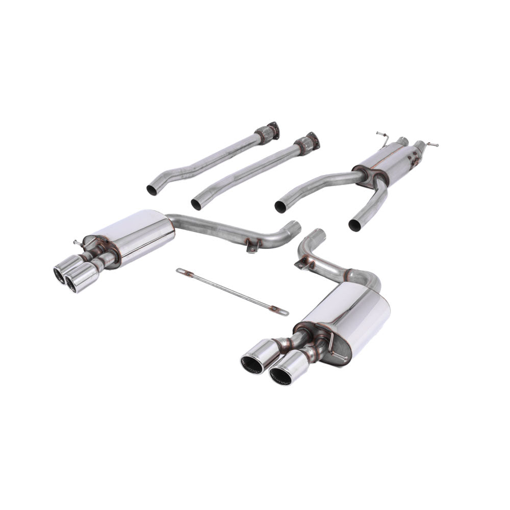Audi S6 5.2 V10 C6 FSI Quattro 2006-2012 Cat-back Exhaust - Resonated