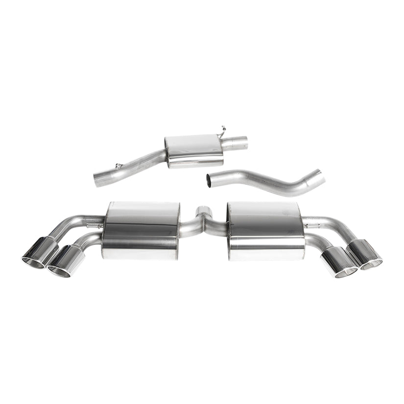 Audi TT Mk2 TTS Quattro 2008-2014 Cat-back Exhaust - Resonated Audi TT Mk2 TTS Quattro 2008-2014 Cat-back Exhaust - Resonated