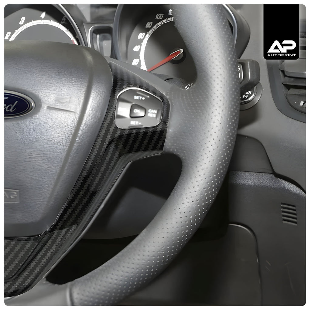 Carbon Fibre Steering Wheel Trim | Ford Fiesta MK7