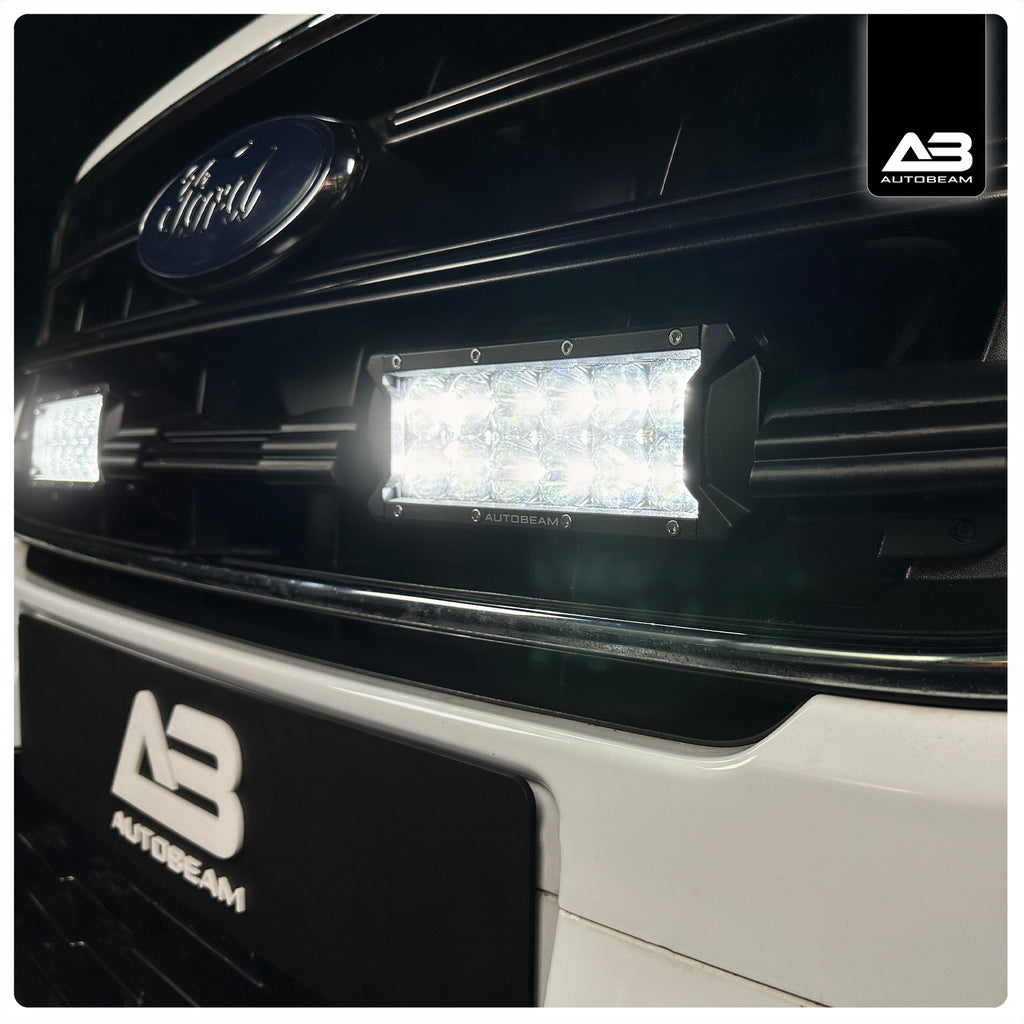 Grille Combination Kit | Dual row | Transit Custom Facelift