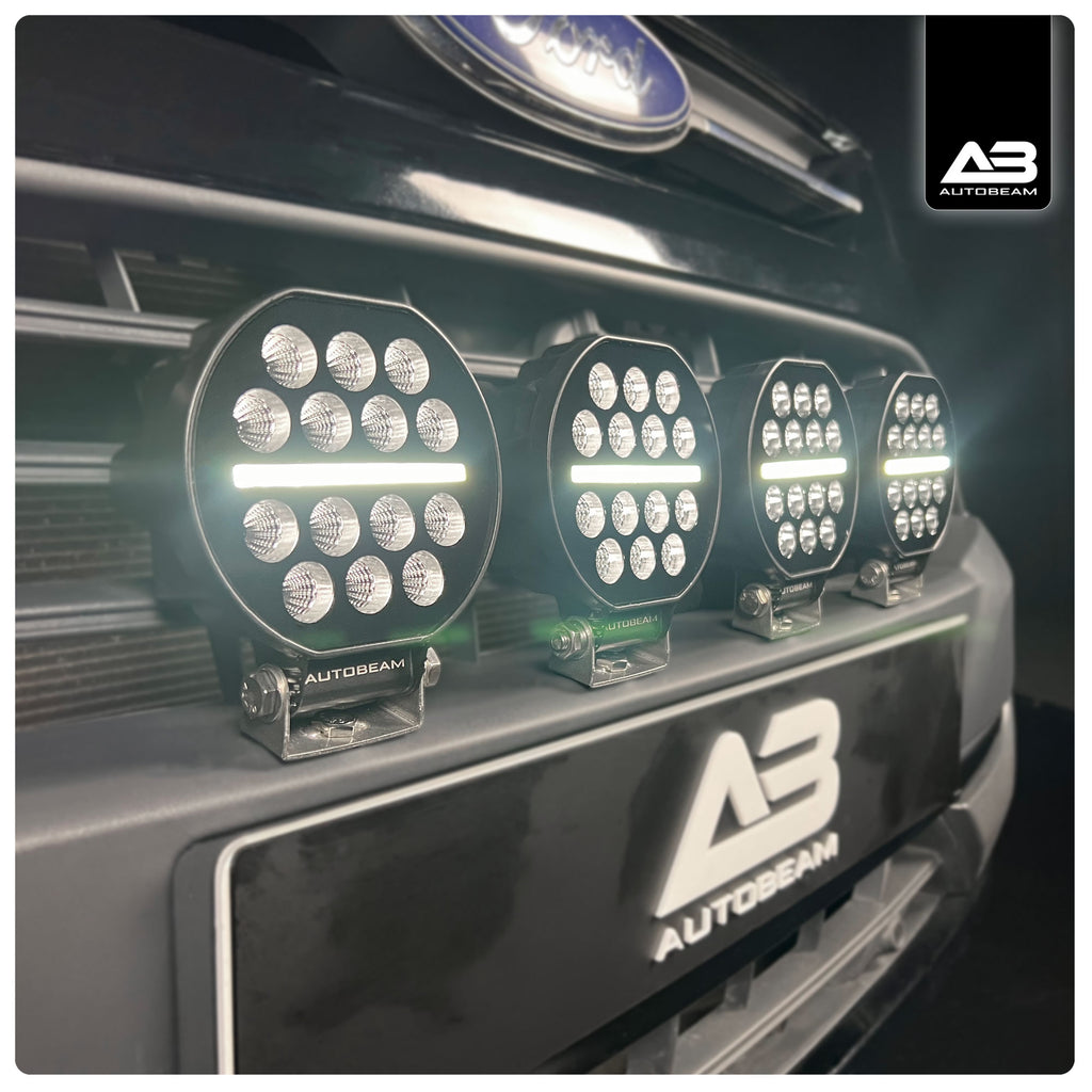 LED Work light | DRL + Quad-row | 4"