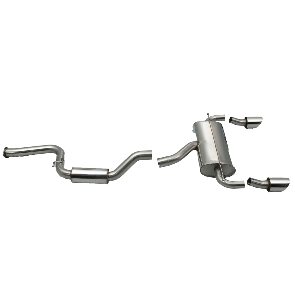 CAT-BACK EXHAUST SYSTEM | RESONATED, EC-APPROVED | FOCUS MK2 RS