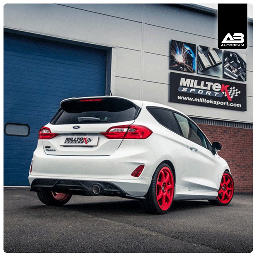 CAT-BACK EXHAUST | RESONATED EC-APPROVED | FIESTA MK8 1.0