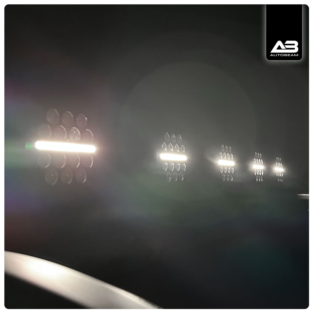 LED Work light | DRL + Quad-row | 4"