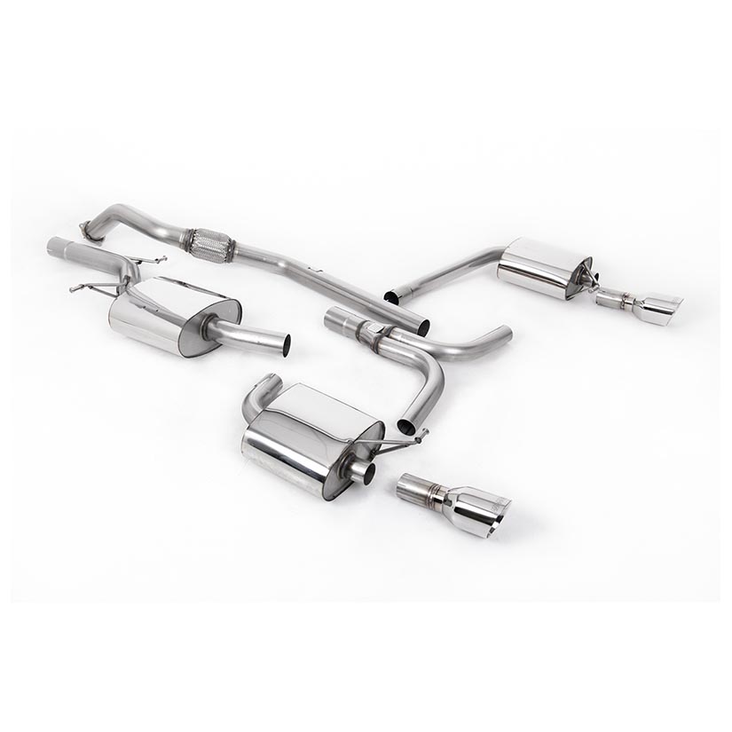 Audi A5 Sportback 2.0 TFSI 2WD and Quattro Multitronic / S Tronic 2009-2012 Cat-back Exhaust