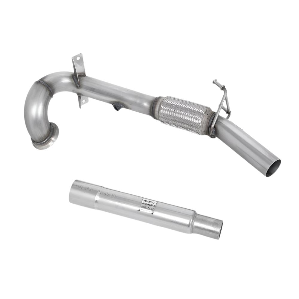 Seat Ibiza Cupra 1.8TFSI (6P) 2016-2017 Large-bore Downpipe and De-cat Exhaust - Fits Milltek System