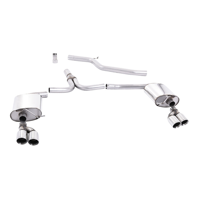 Audi A4 2.0 TDi B8 177PS Quattro Saloon and Avant 2009-2011 Cat-back Exhaust