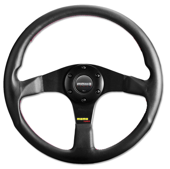 STEERING WHEEL | TUNER | BLACK LEATHER