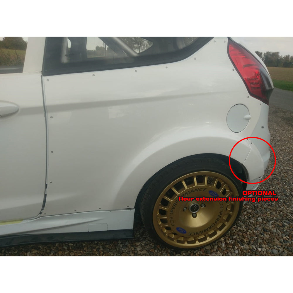 LIGHTWEIGHT COMPOSITE WIDE ARCH REAR QUARTER PANELS | FIESTA MK7