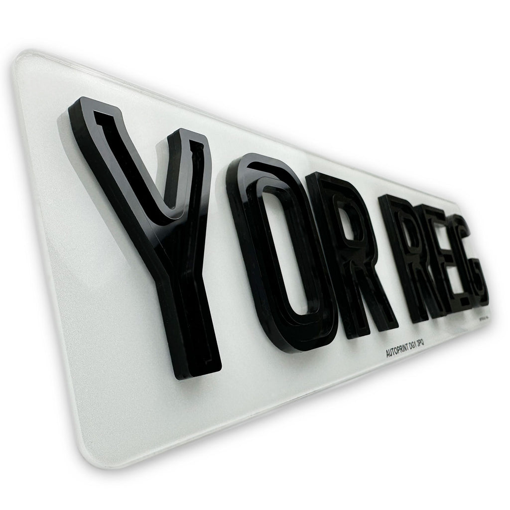 4D Ghost | Registration Plate