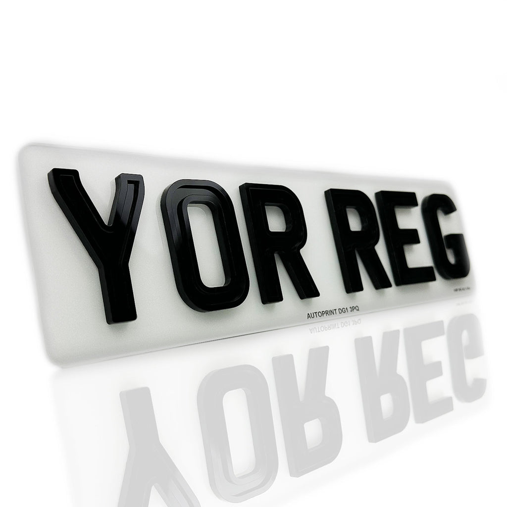 4D Ghost | Registration Plate