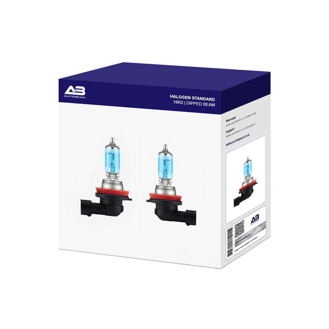 thumbnail image 2 of Jurmann H11 55W Halogen Bulbs – Super White 6000K, 12V, 2-Pack For High/Low Beams 2 of 6