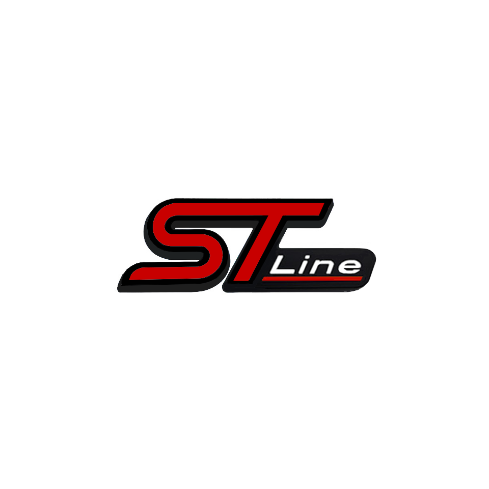 ST-Line Logo | Metal