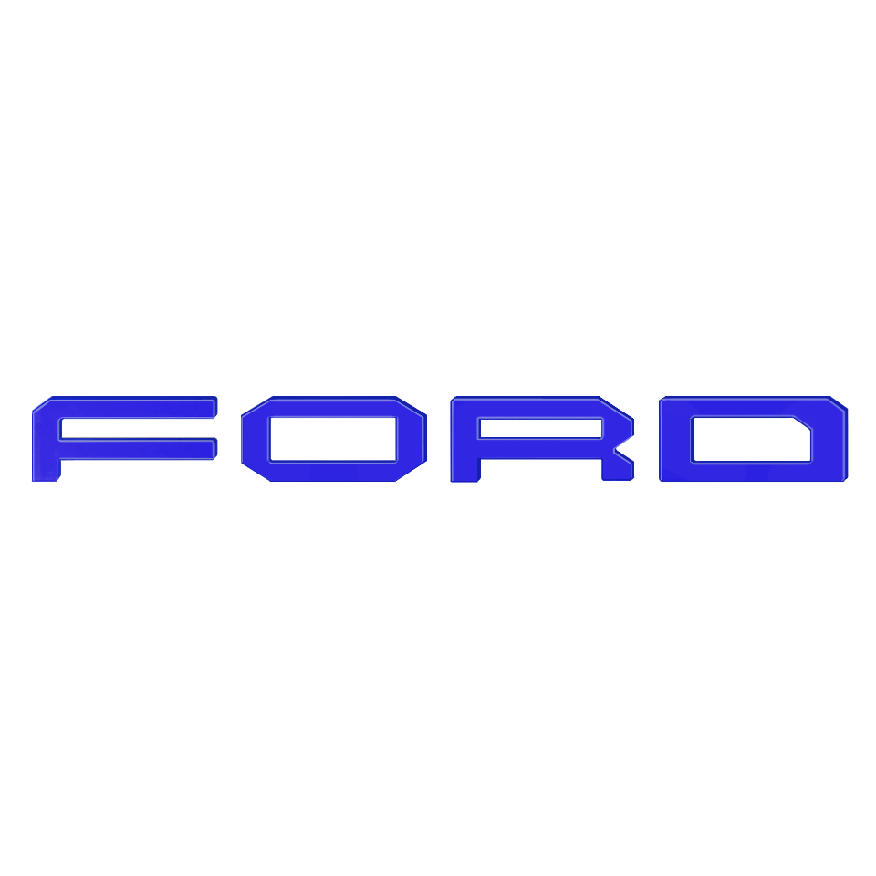 Ford Custom Grille Logo | 4D