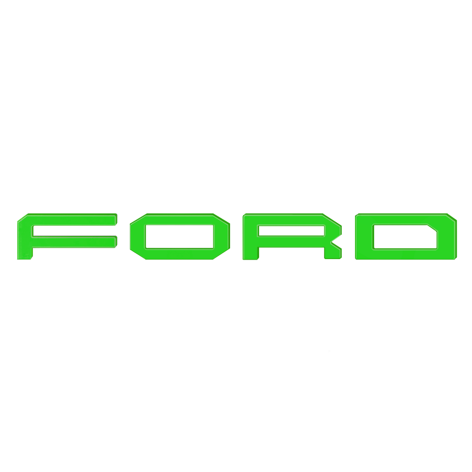 Ford Custom Grille Logo | 4D