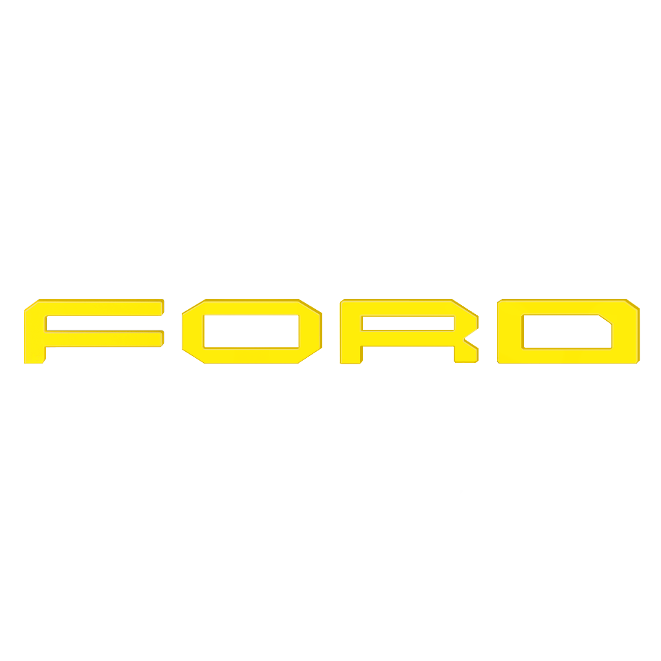 Ford Custom Grille Logo | 4D