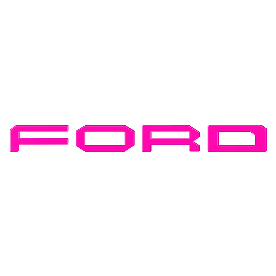 Ford Custom Grille Logo | 4D