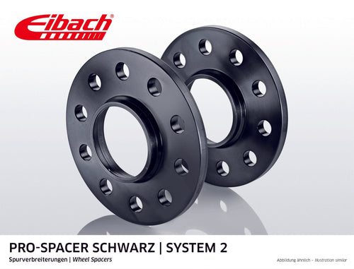 Pro-Spacer Kit (Pair Of Spacers) 10mm Per Spacer (System 2) S90-2-10-039-B (Black)