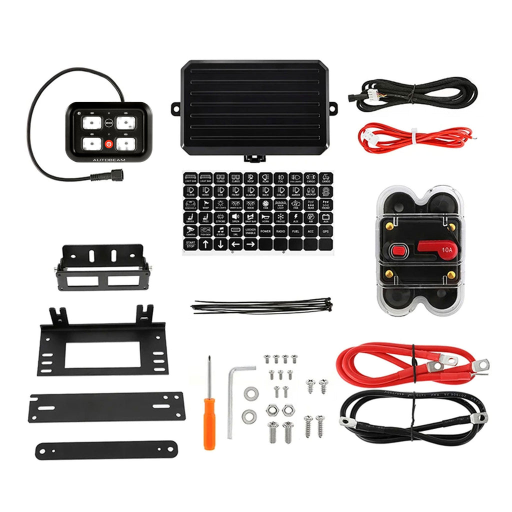 Switch panel kit | 4 Gang