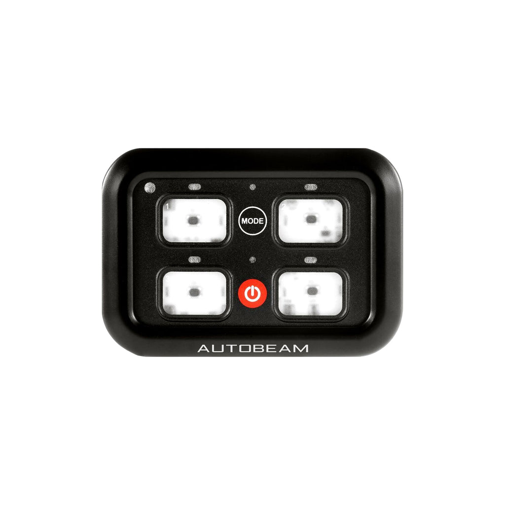 Switch Panel 4x Autobeam 4-Gang Switch Panel Kit – Universal 12–24V Control – Autobeam
