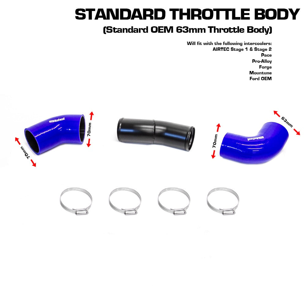 70MM COLD SIDE BOOST PIPE | MK2 FOCUS ST/RS