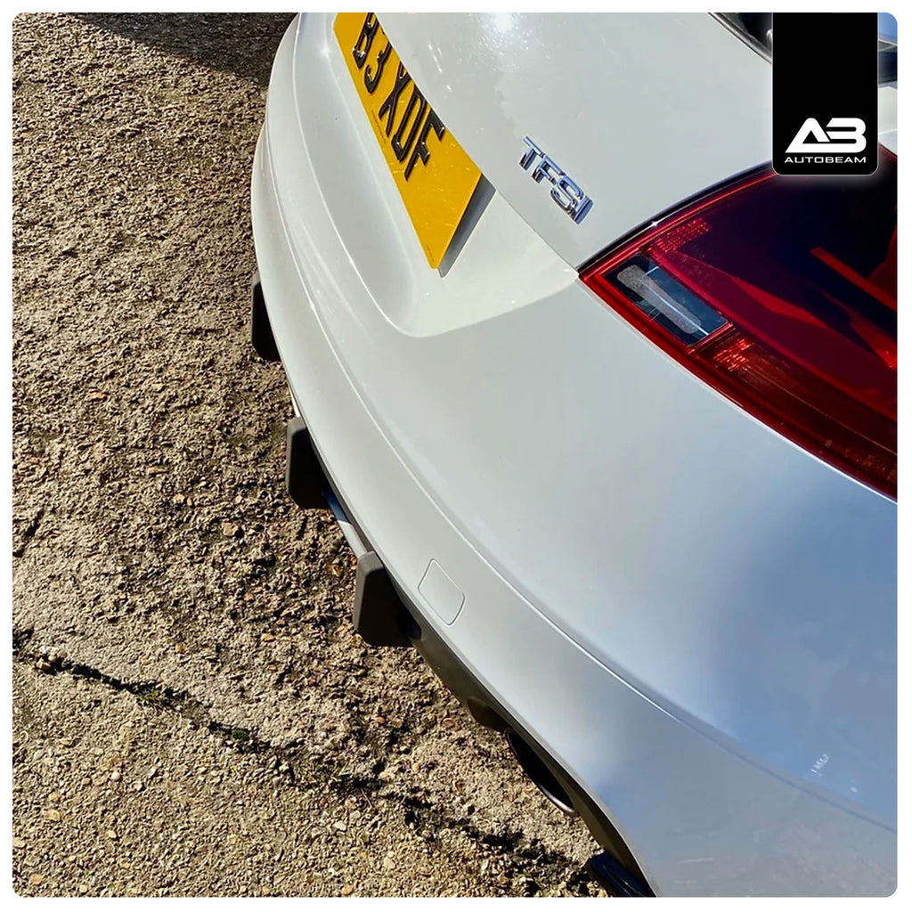 REAR DIFFUSER FINS | AUDI TT MK2 FL