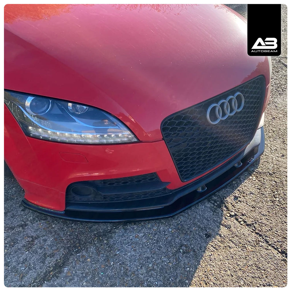 Maxton Design V1 Front Diffuser For Audi TT Mk2 RS – Gloss Black ABS – Made In UK