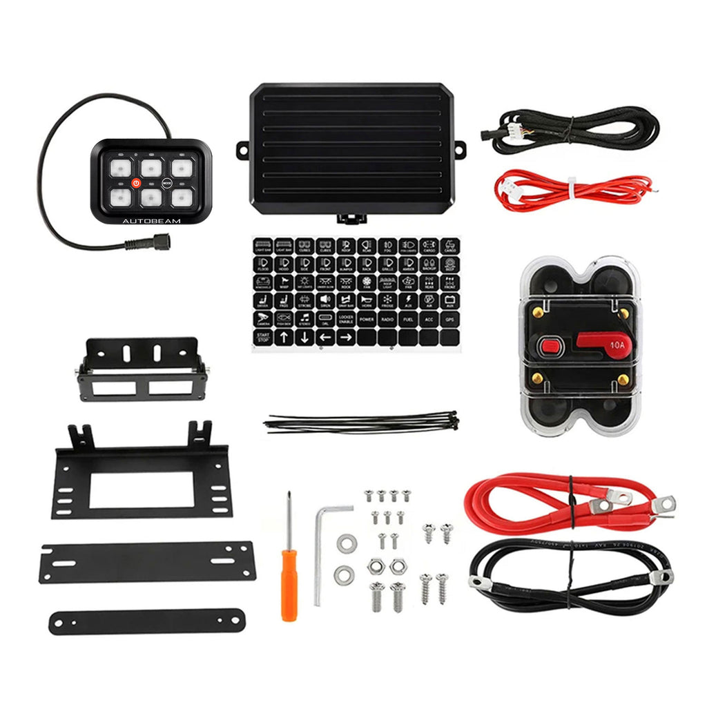 Switch panel kit | 6 Gang