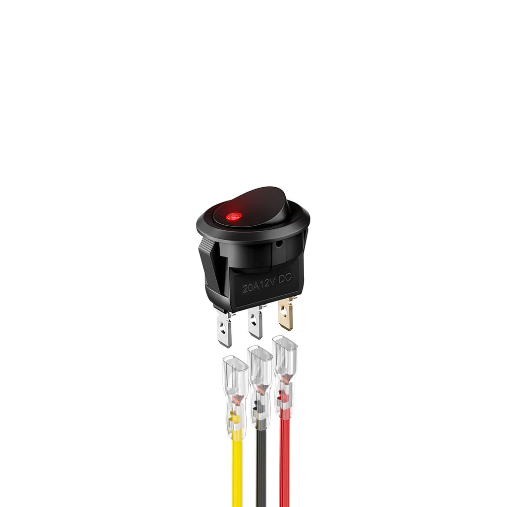Round Rocker Switch | 12v