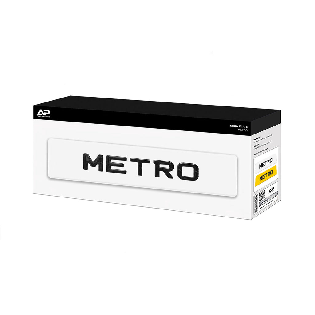 3D Gel Metro | Show Plate