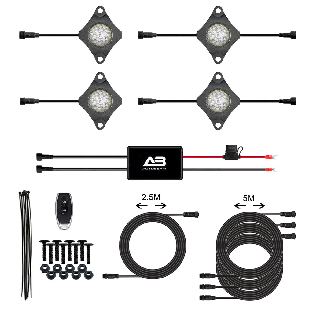 LED Ambient Rock Light Kit - Autobeam