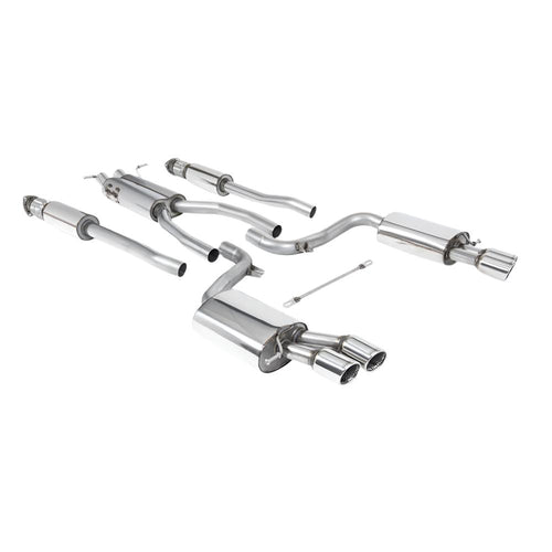 Audi S6 5.2 V10 C6 FSI Quattro 2006-2012 Cat-back Exhaust - Resonated