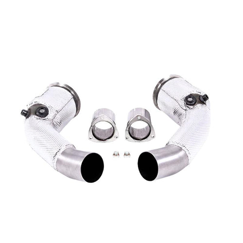 Audi S8 D5 4.0 TFSI V8 Saloon / Sedan (Non OPF/GPF US/ROW Models) 2020-2023 Large-bore Downpipes and Cat Bypass Pipes Exhaust - OE Fitment