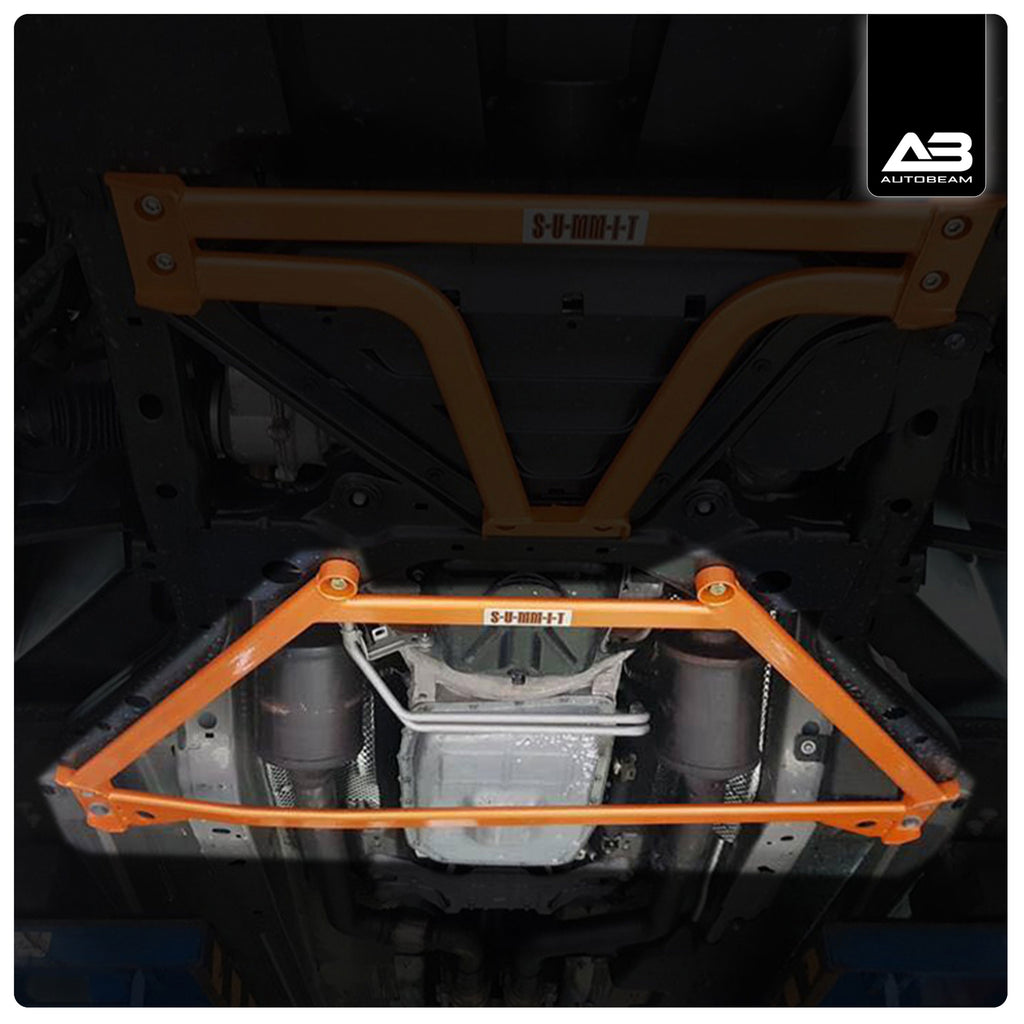 FRONT LOWER BIG 6 POINT CHASSIS BRACE | MUSTANG 2.3/5.0