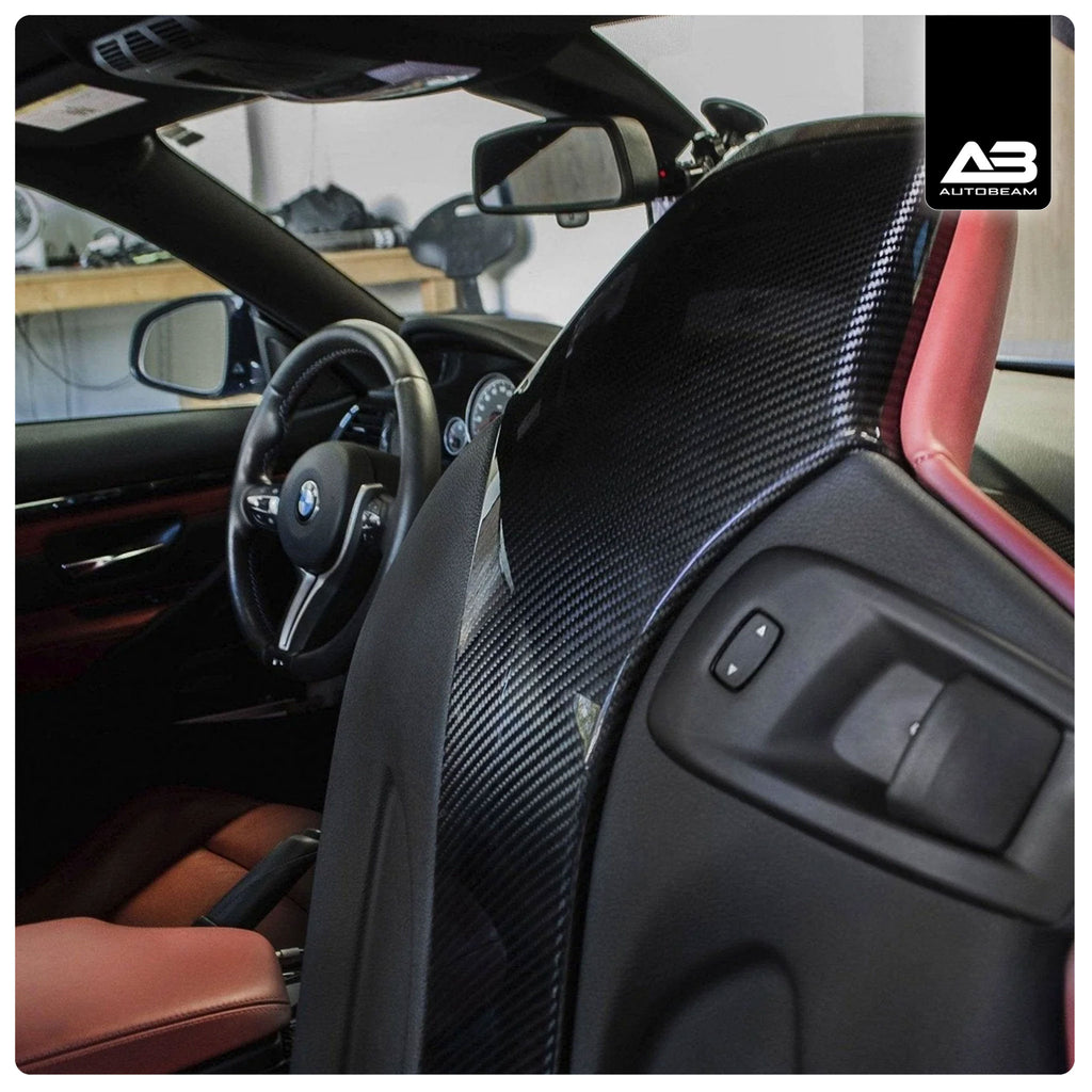 CARBON FIBRE SEAT BACK COVERS | BMW F8X M3/M4