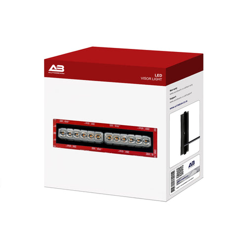 LED Visor Light | Covert Sticky Back Window Mount | Nova Series | Strobe