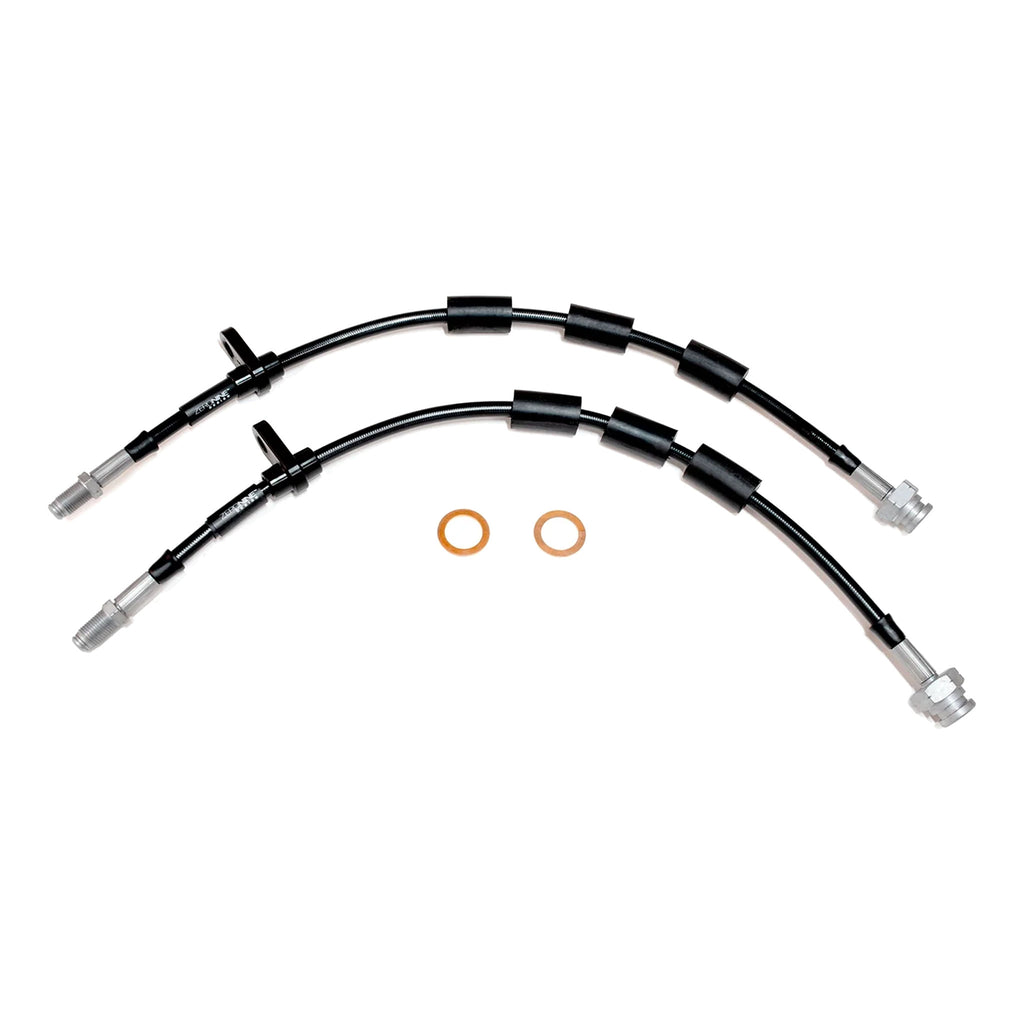 Fiesta ST180 rear braided brake lines