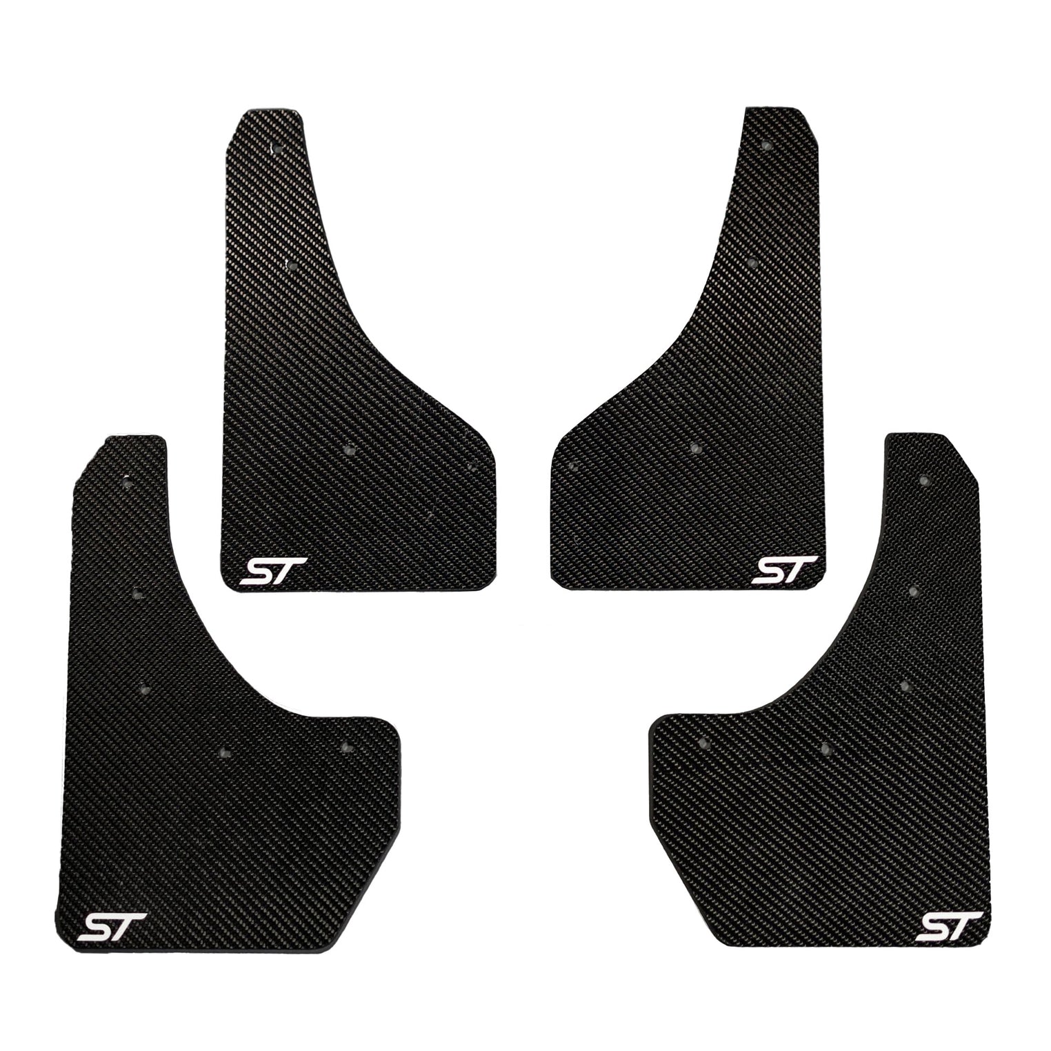 RallyflapZ Mud Flaps – Fits Ford Focus Mk3/3.5 & ST250 – Black 3.2mm PVC – Bolt-On