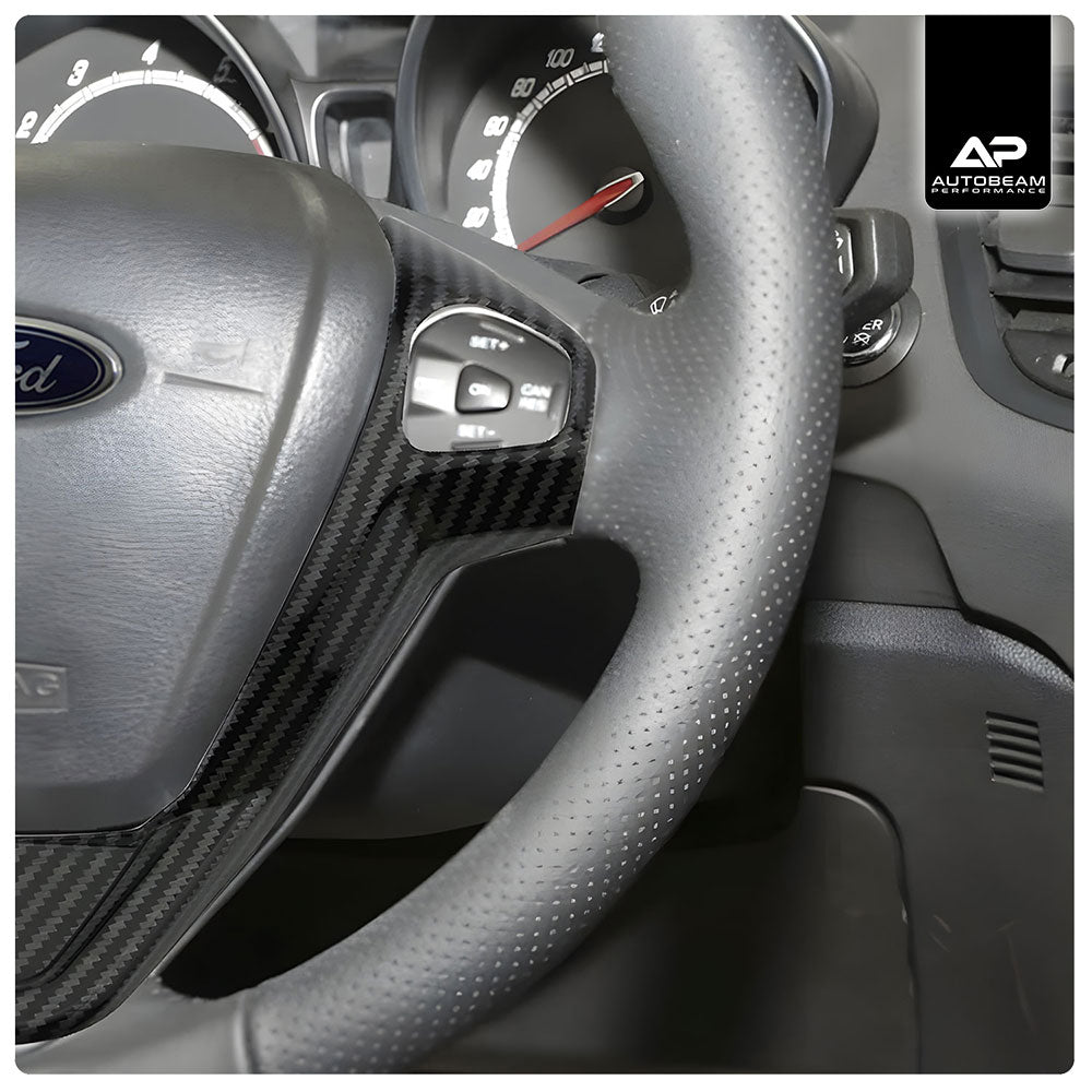 Carbon Fibre Steering Wheel Trim | Ford Fiesta MK7