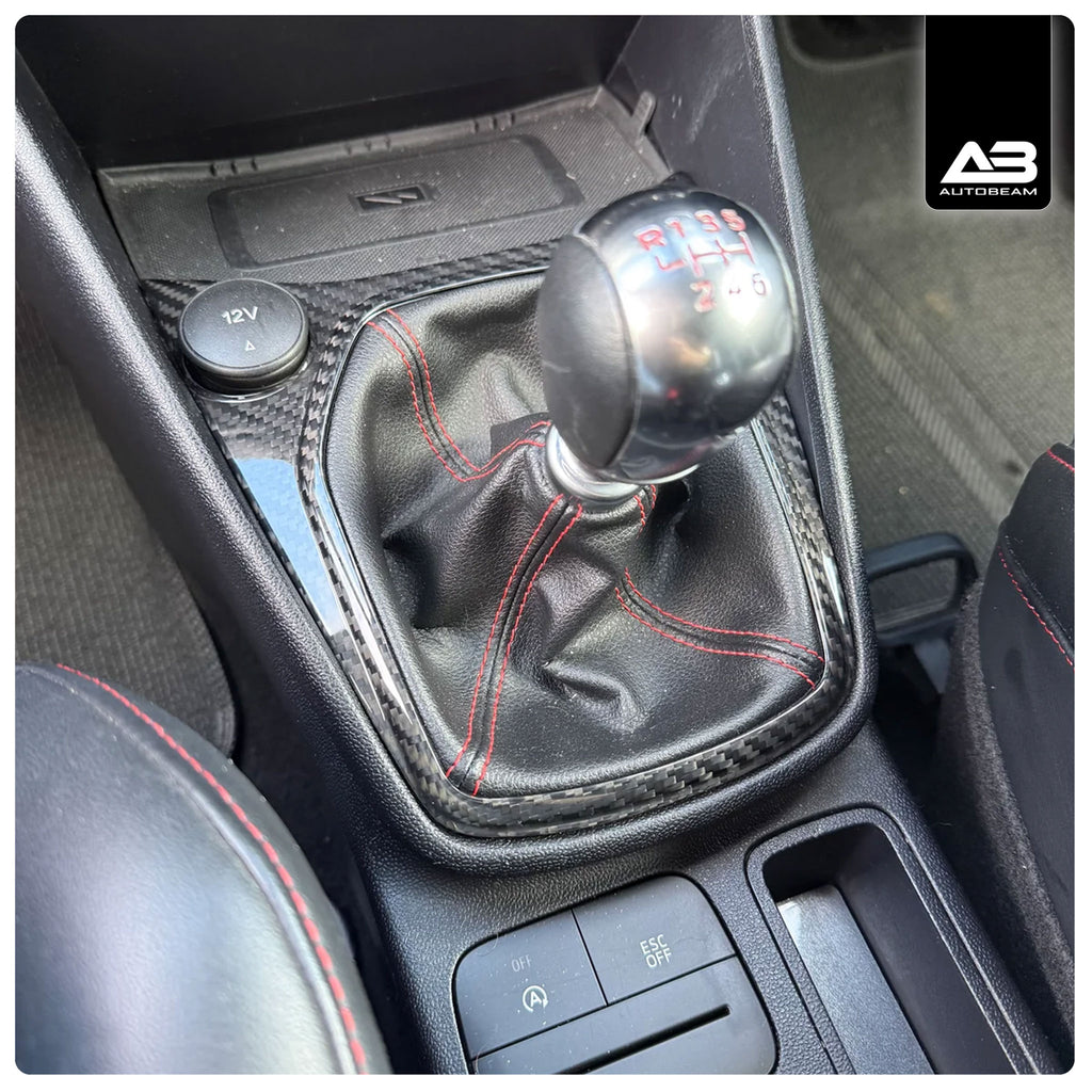 Ford Fiesta MK8 MK8.5 Real Carbon Fibre Centre Console Trim - Autobeam