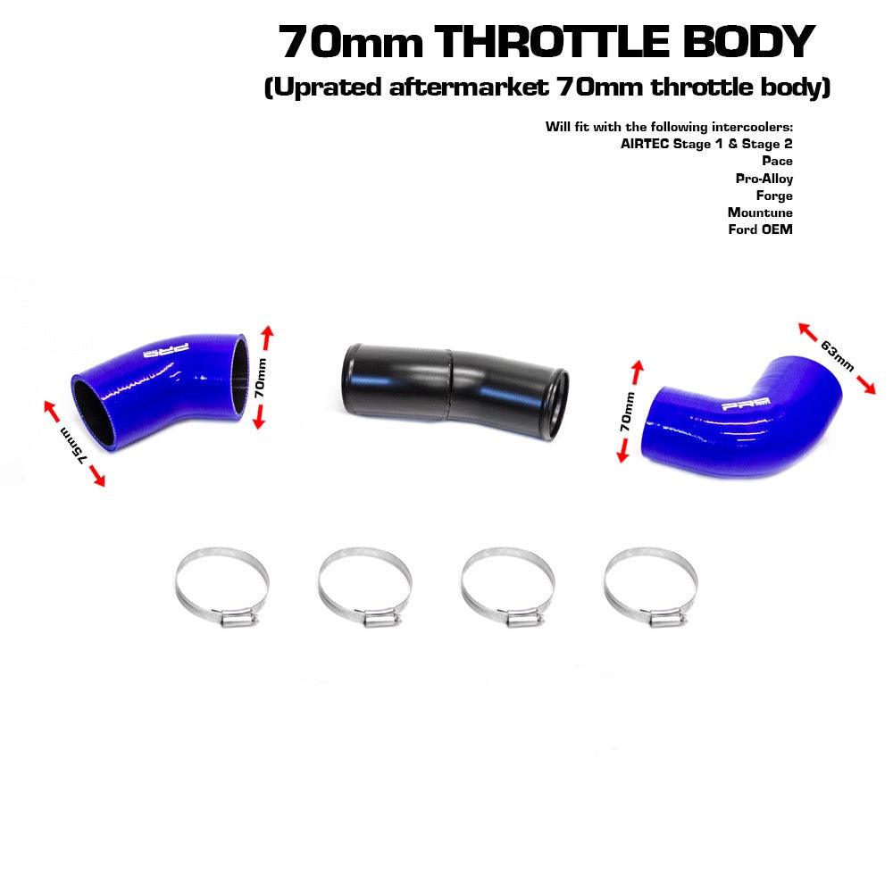 70MM COLD SIDE BOOST PIPE | MK2 FOCUS ST/RS