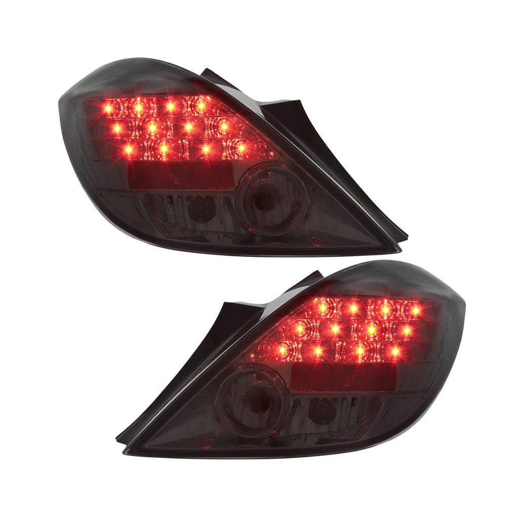 LED Tail lights | Smoked | Vauxhall Corsa D