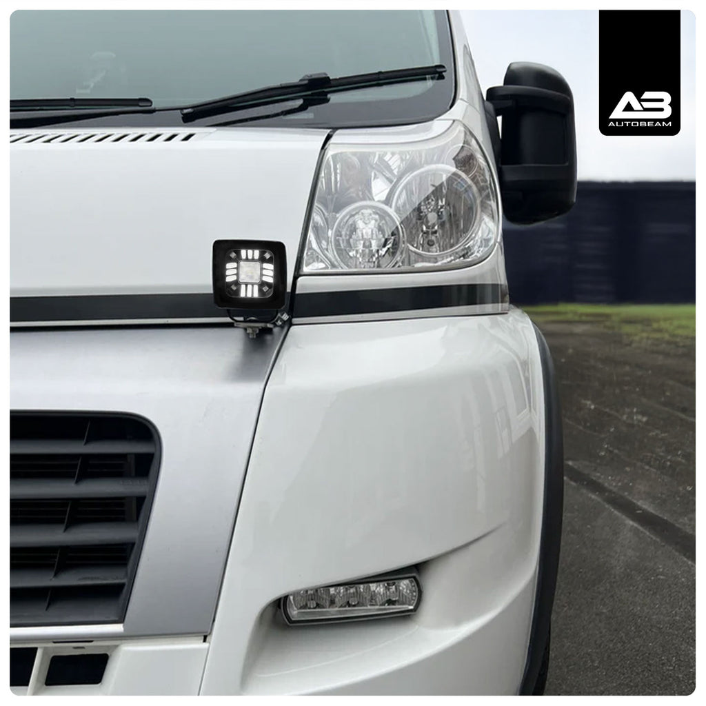 Ditch Light Brackets | Peugeot Boxer | Fiat Ducato