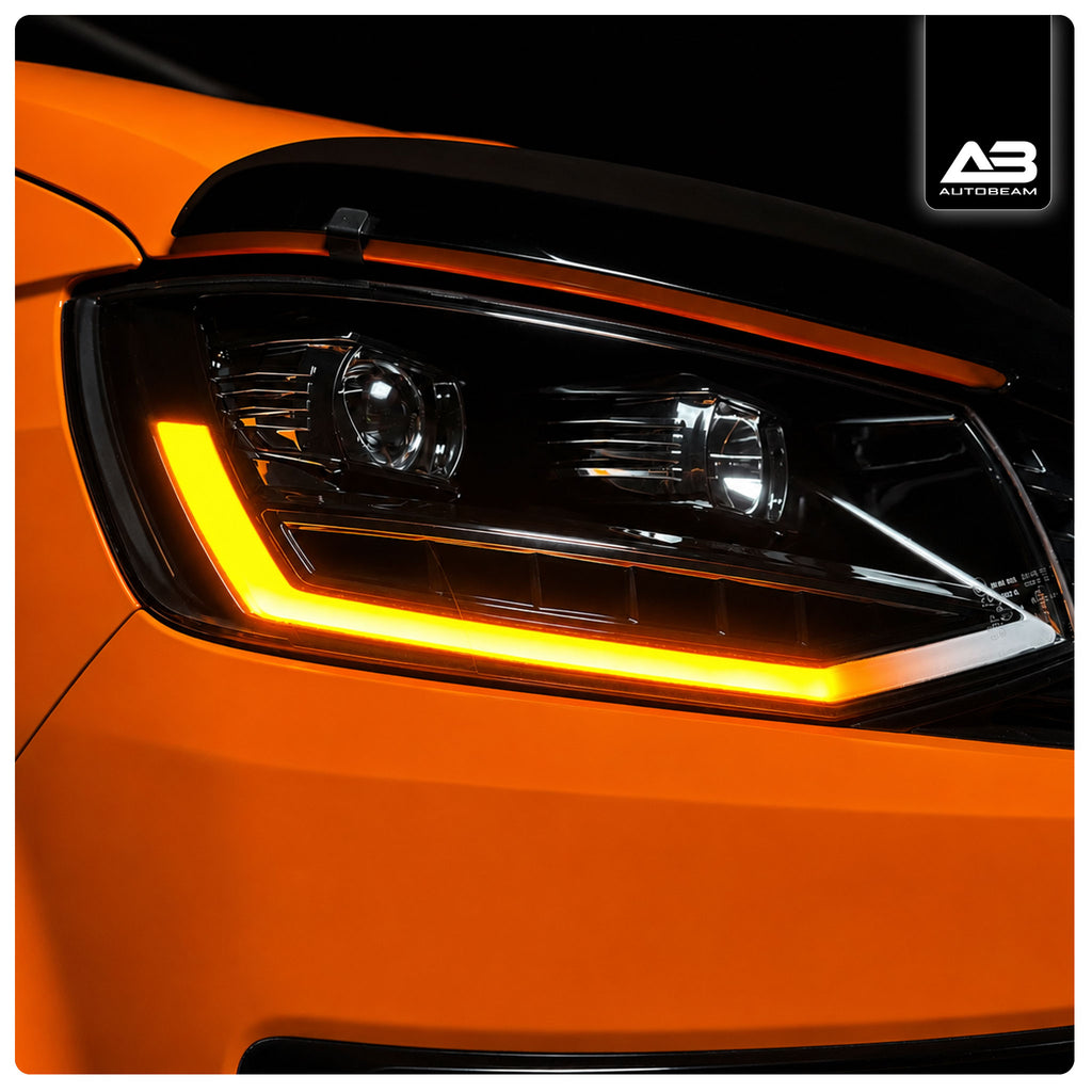 Headlights | Black | Volkswagen Transporter T6 | V3
