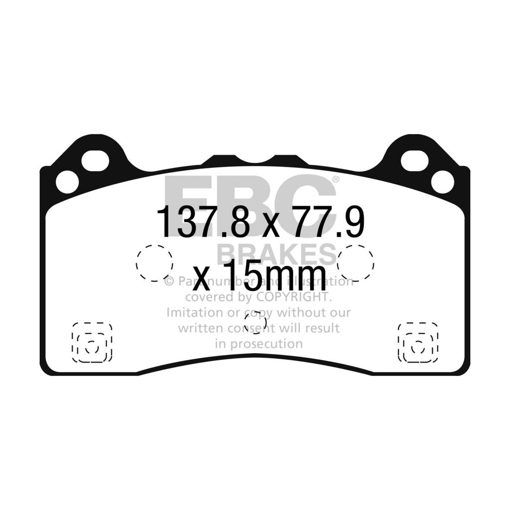 Front Brake Pads | Yellowstuff Street | Focus MK3 RS