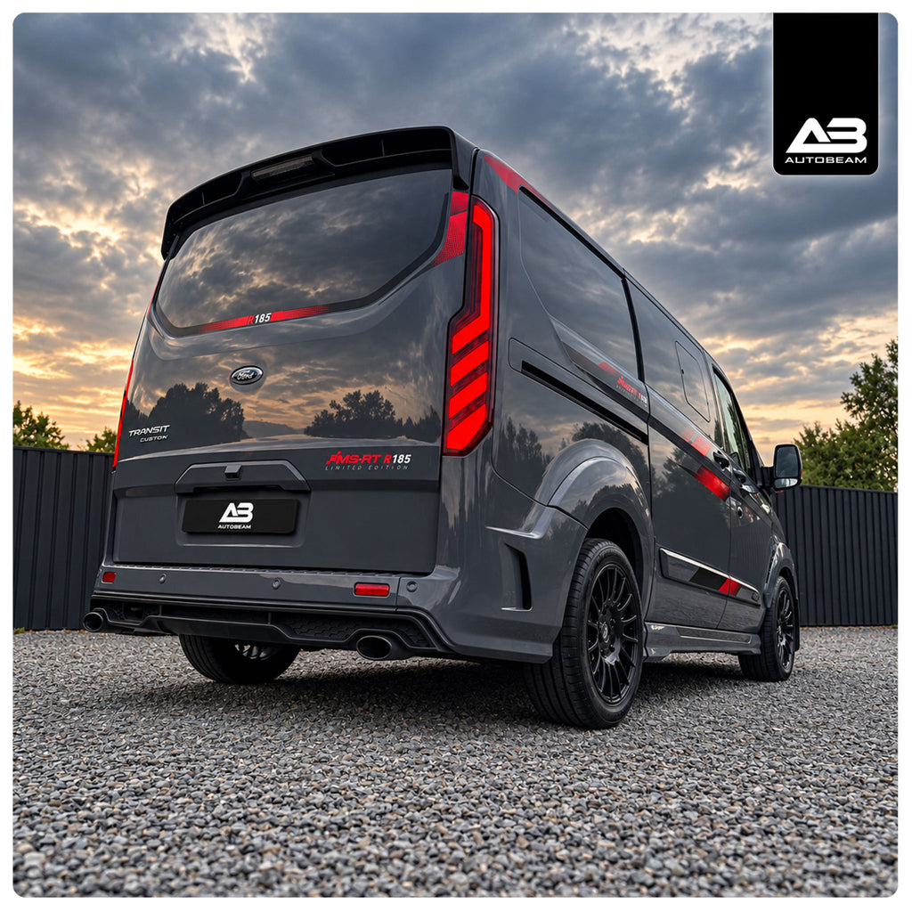 LED Tail lights | Red Internals | Ford Transit Custom MK1.5 2018-2023