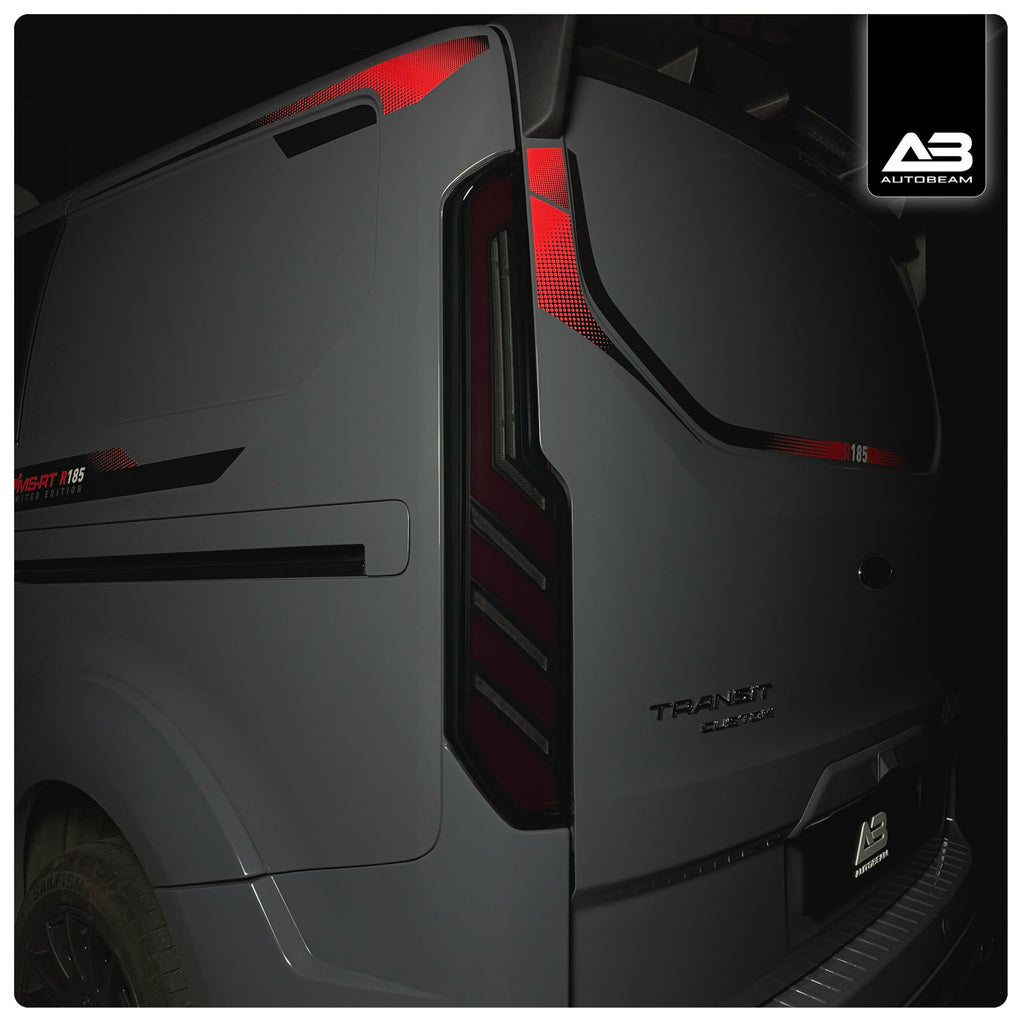 LED Tail lights | Red Internals | Ford Transit Custom MK1.5 2018-2023